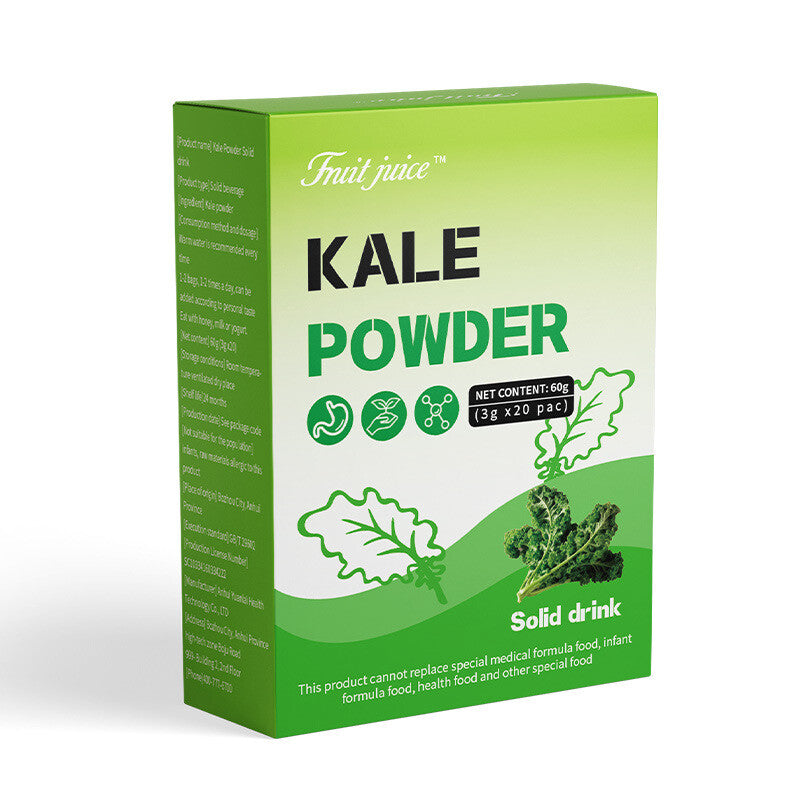 Kale Powder Green Juice Mix Natural Vegetable Drink Detox Wellness Supplement Main image