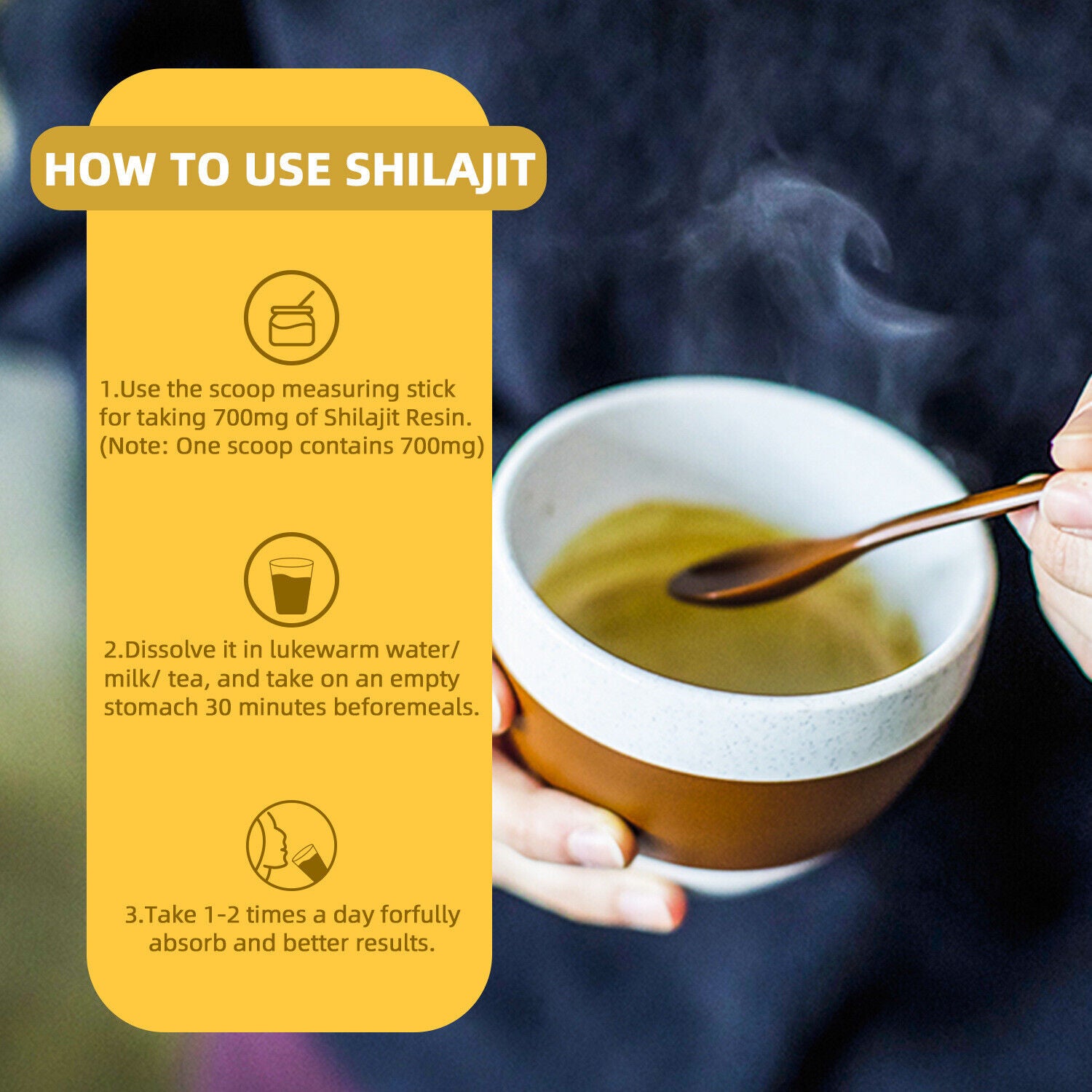 Shilajit Resin 50g Shilajit Resin Paste  Vitality promotion  anti-fatigue