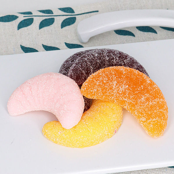 500g New Year Snack Bulk Orange Slice Gummies Fruit Flavor Mixed Soft Candy