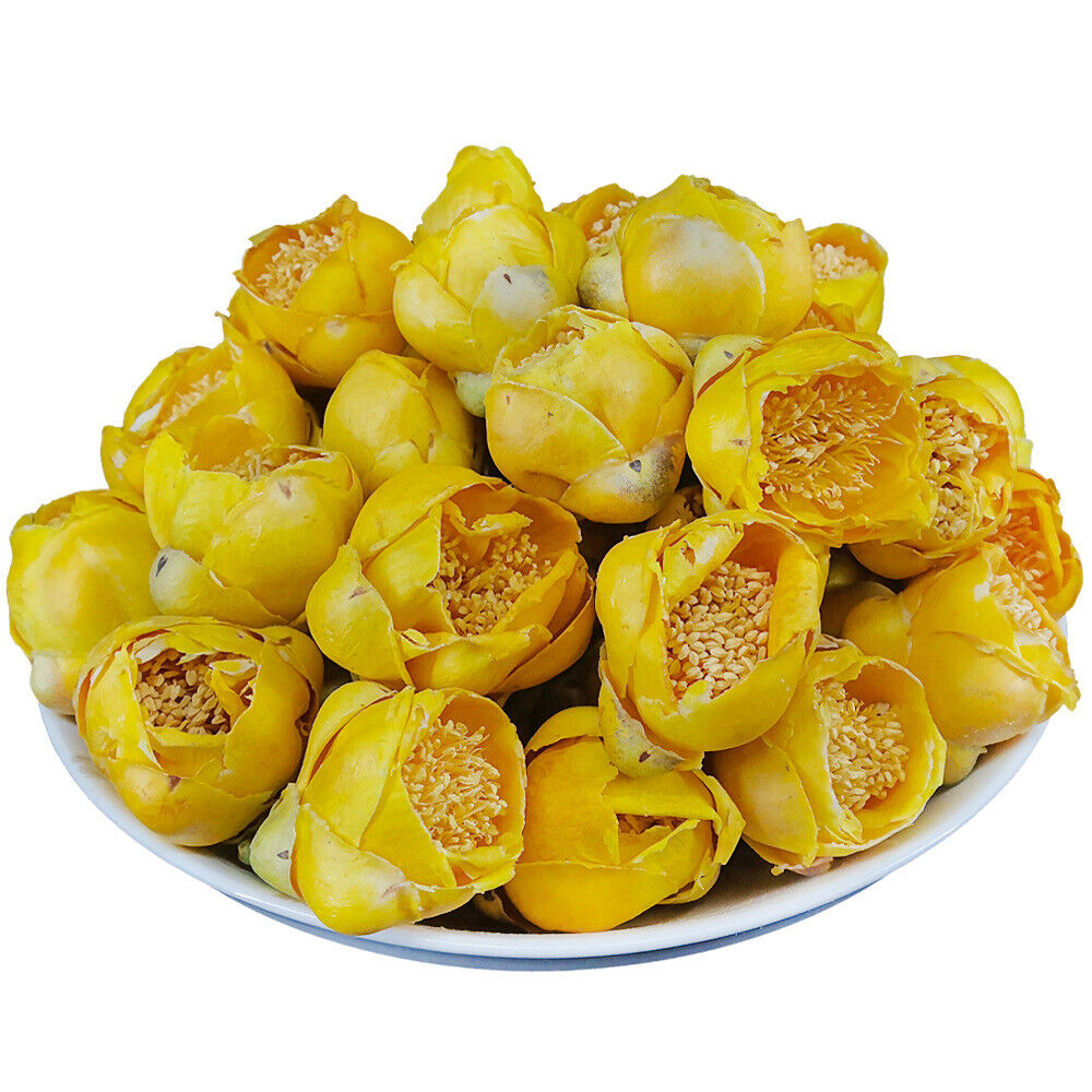 Premium Golden Flower Tea 500g Dried Flowers in Jar Natural Freeze-Dried Main image