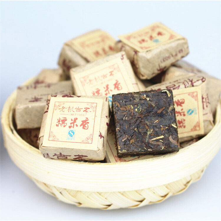 HelloYoung 500g Yunnan Menghai Glutinous Rice Pu-erh Tea Pu-erh Mini Tuocha Square Brick