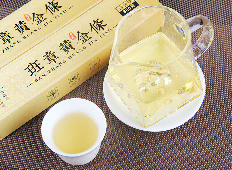 HelloYoung Pu'er Raw Tea Banzhang Gold Bar Ancient Tree Tea Yunnan Column Tea 300g