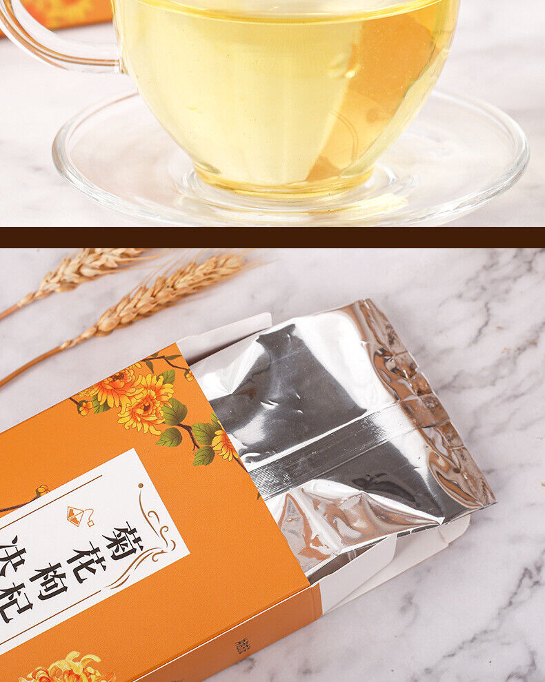 Authentic Chrysanthemum, Wolfberry, Cassia Seed Tea Triangle Bag Boxed 120G