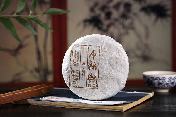 HelloYoung Pu'er Tea 100g Brown Mountain Raw Cake Tea
