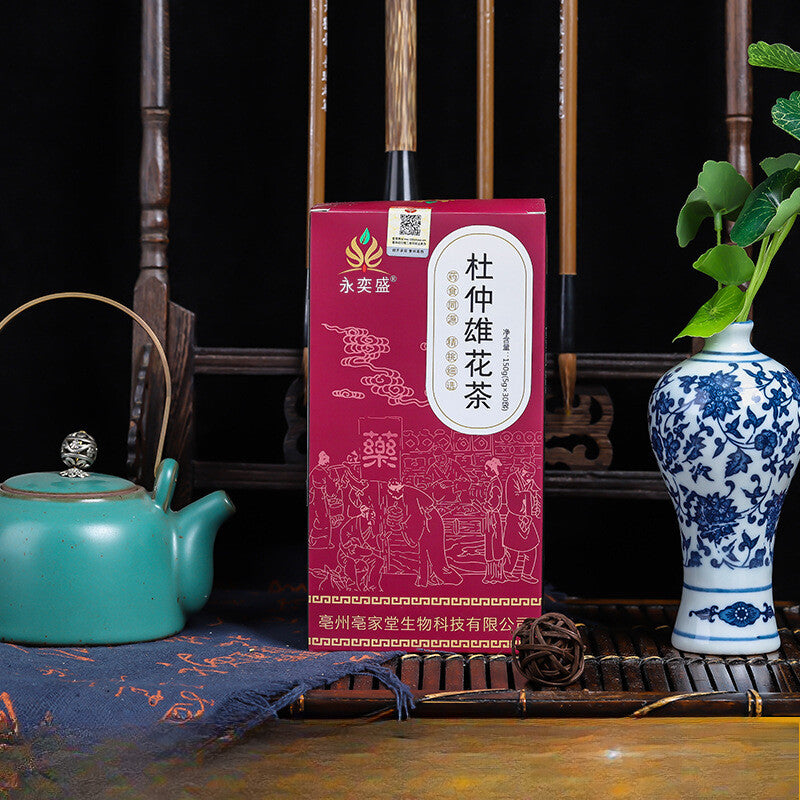 Du Zhong Xiong Flower Tea Houttuynia Kudzu Goji Ginseng Men’s Tea