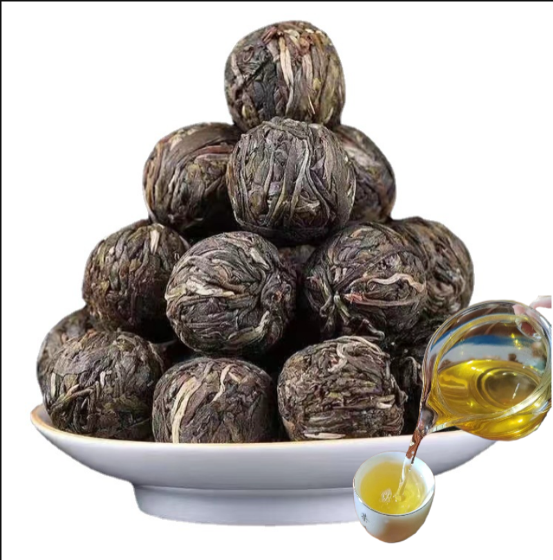 HelloYoung Longzhu Puerh Tea Mint Hetang Pu-erh Tea Raw Tea 500g 7g/pcTea Pu-erh Tea