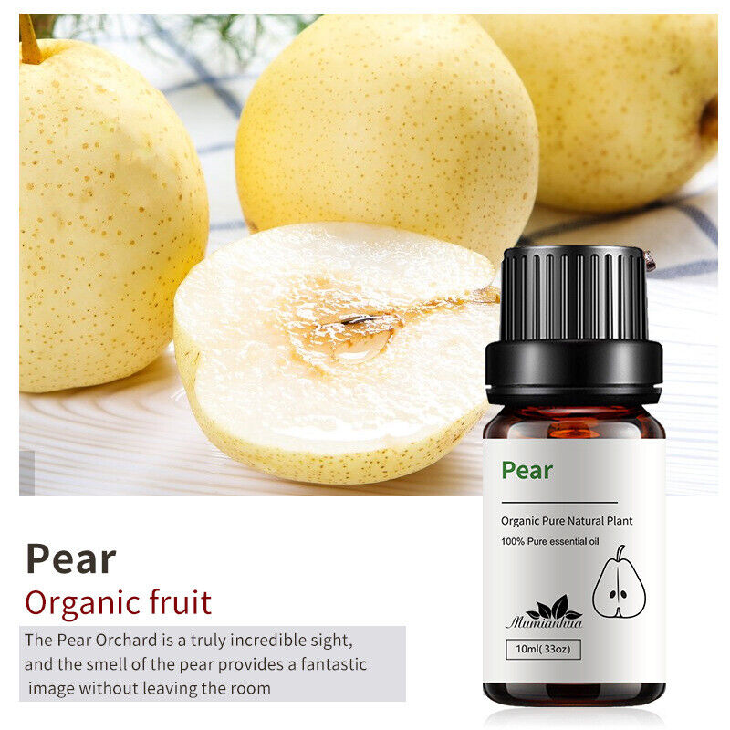 Essential Oil Natural Aromatherapy Pear Litchi Dewberry Mango Amora 10ml * 4