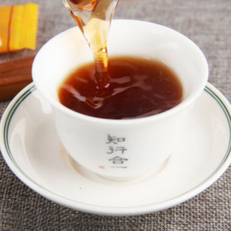 500g Ecology Glutinous Rice Aroma  Pu-erh Tea Ripe Cooked Puer Tea Mini Cake Secondary image