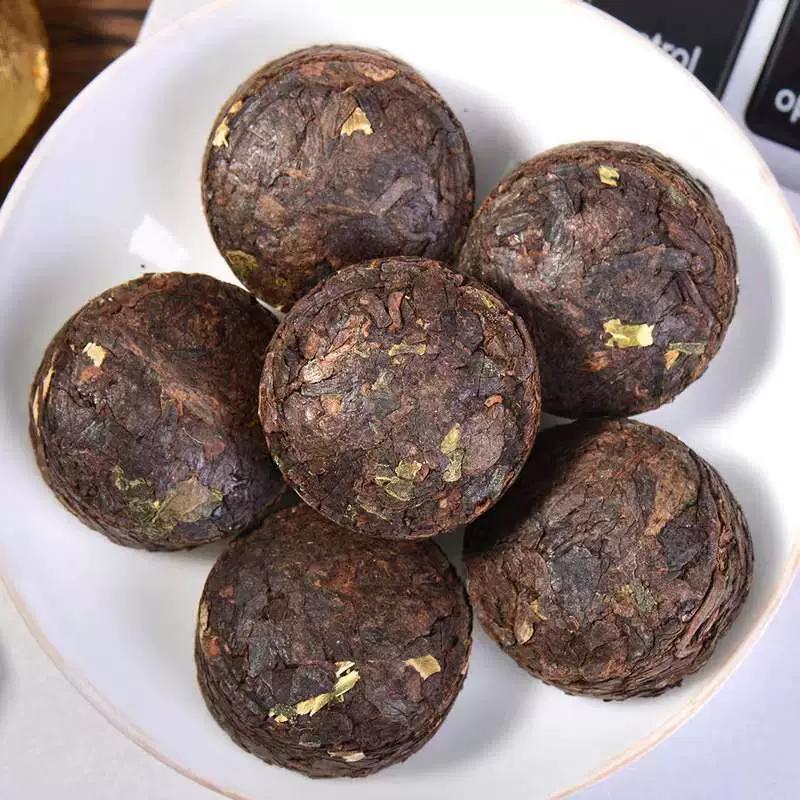 500g Natural Mini Xiaojintuo Tea Premium Aged Glutinous Rice Fragrant Pu'er Secondary image