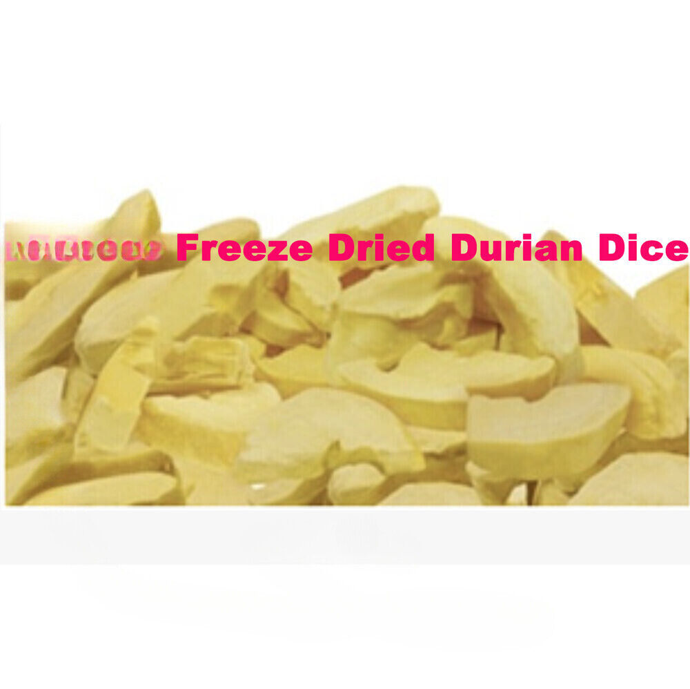 HELLOYOUNG Premium Freeze Dried Durian Dice - Pure, Strong Flavour Taste Main image