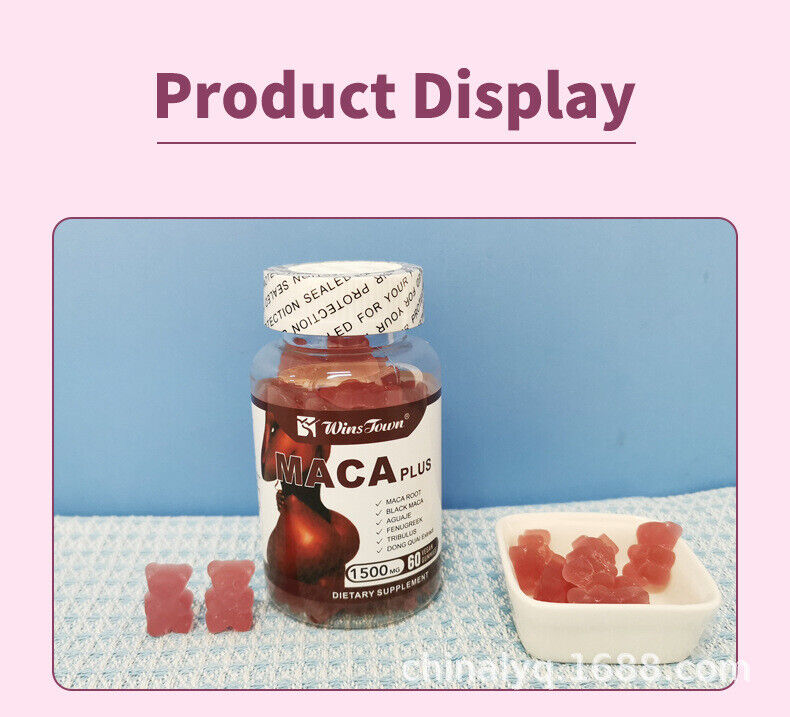 Maca Plus Gummies – 100% Pure Natural for Hip & Butt Enlargement