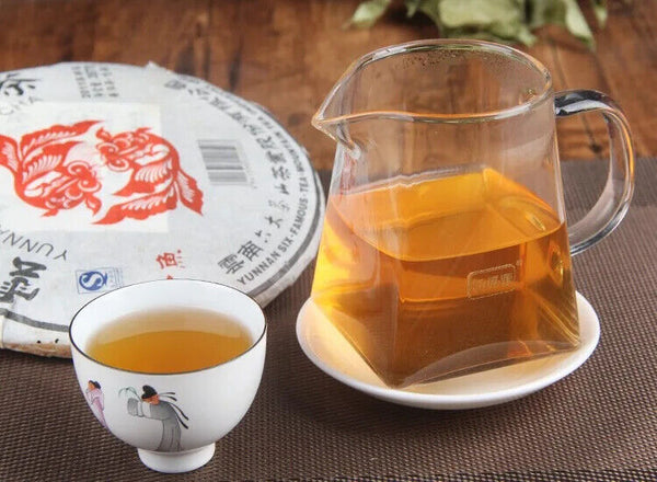 Pu'er Raw Tea Cake Goldfish Cake Old Tea Cake Collection Grade Qizi Cake