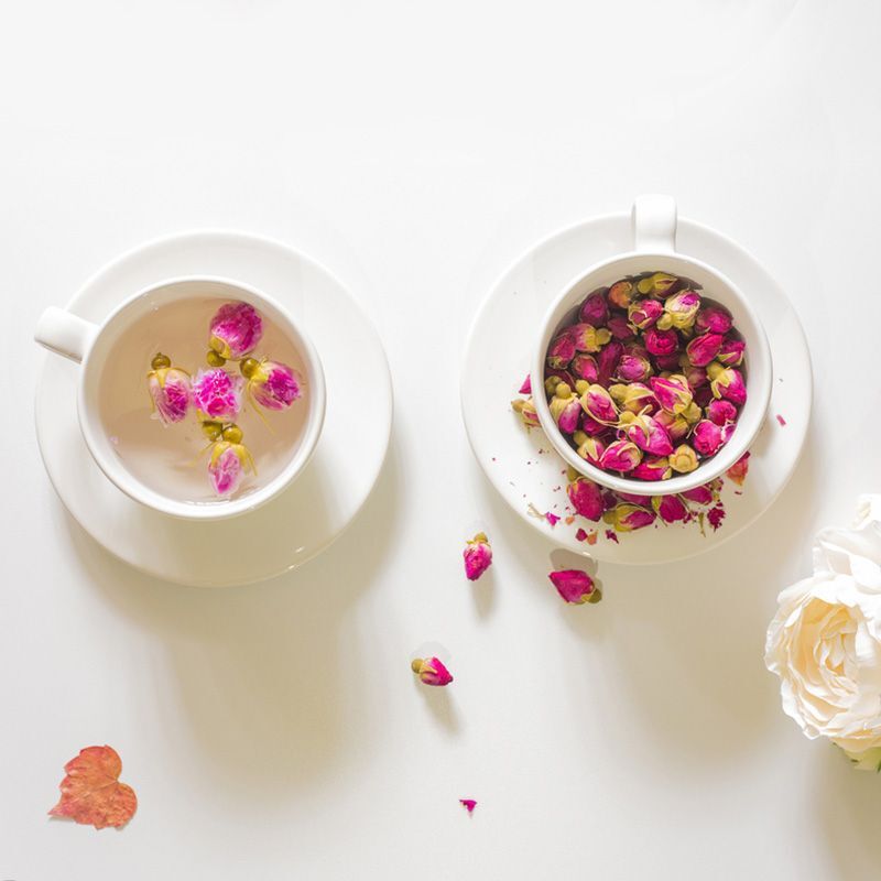 Premium Rose Tea 50g New and Old Packaging