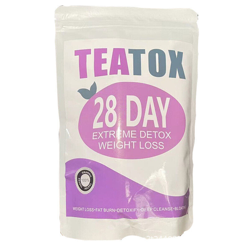Organic Herbal Tea 28 Day Detox Slim Flat Tummy Tea Bags