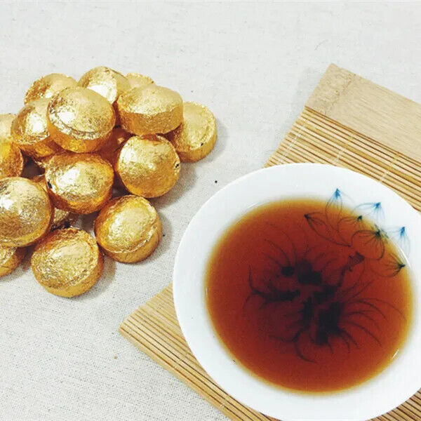Fermented Tea Cake Compressed Pu-erh Tea Yunnan Shu Puer Tuocha 500g per Bag