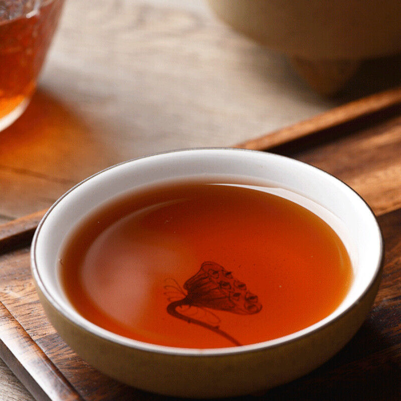 HelloYoung TeaPu-Erh Chinese Puerh Black Tea Ripe Tea Cake Health Care 357g Natural Big Tree