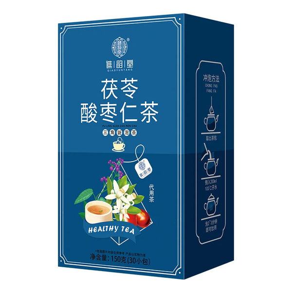 150g/30 Bags Healthy Herb Tea Bag Poria Cocos Sour Jujube Kernel Tea