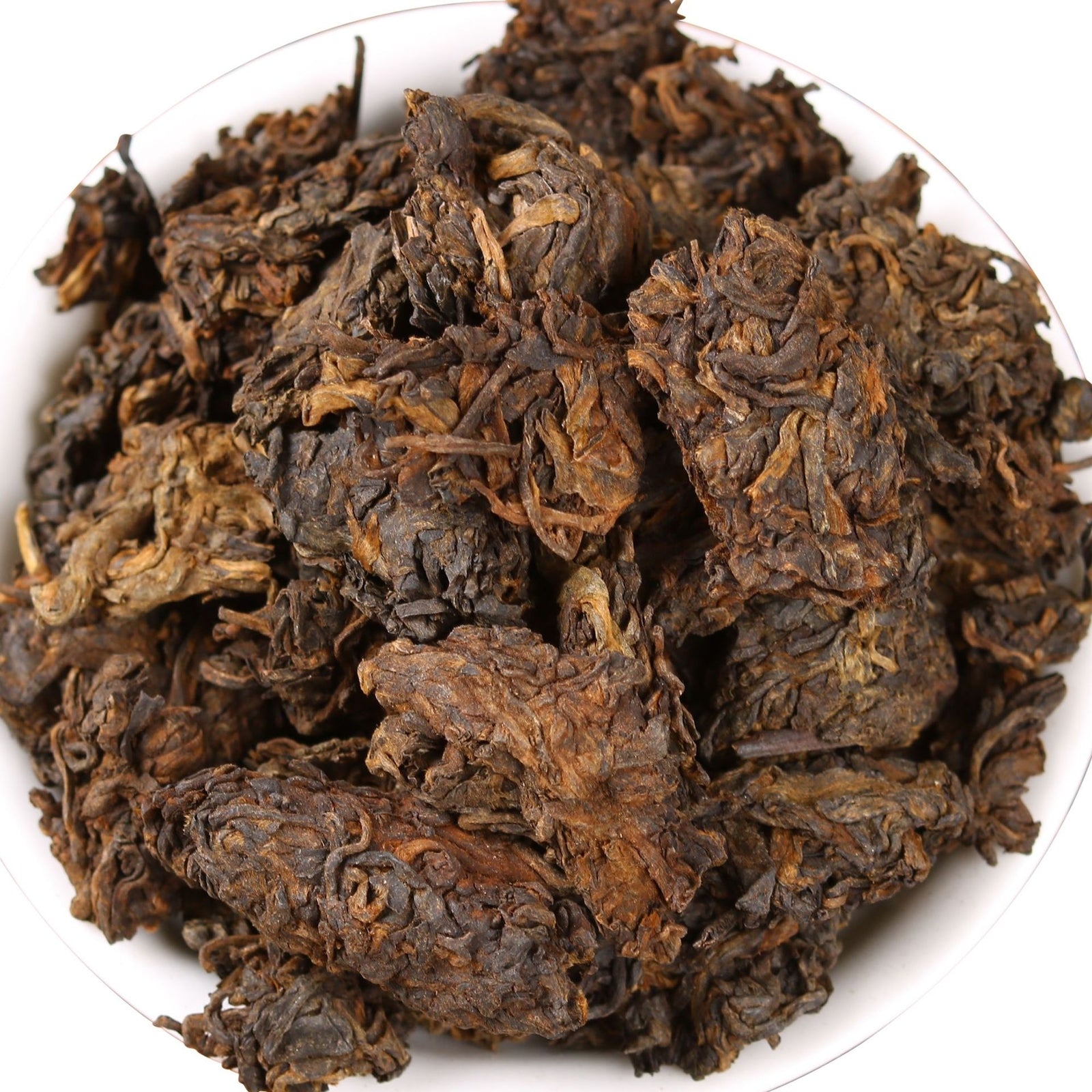 500g Black Tea Puerh Tea,Golden Bud Old Tea Head Menghai Ripe Tea Main image