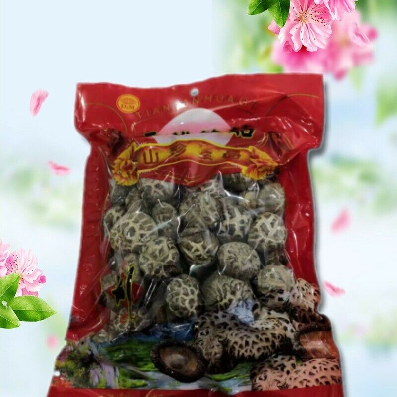 HelloYoung Premium Dried Tea Flower Mushroom Chinese Herbal Edible Fungi Bag Package 250g