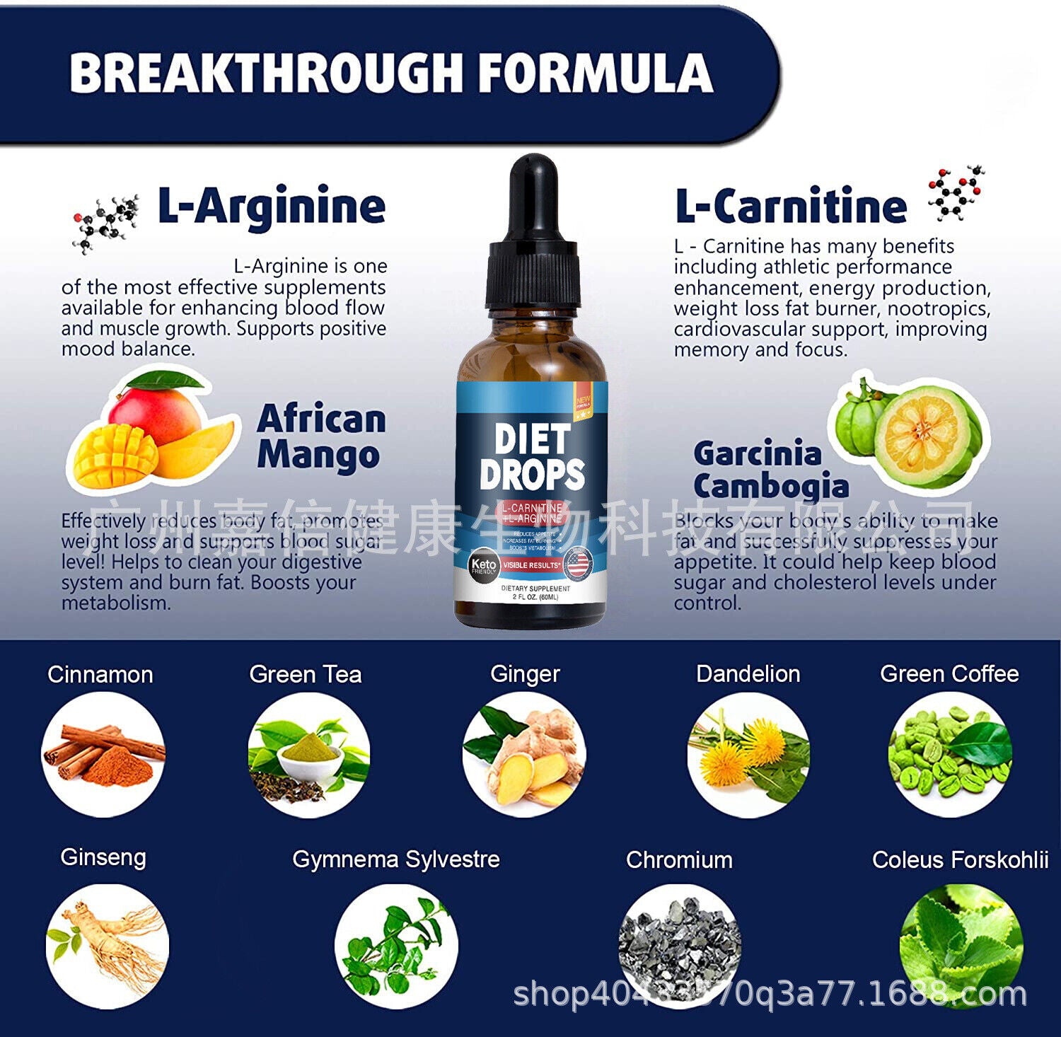 Keto Drops Ketogenic Drops Diet Drop Keto BHB Drops Drinks Secondary image