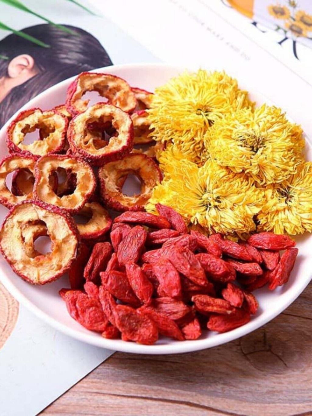 180g Chrysanthemum Goji Hawthorn Flower Healthy Delicious Herbal Tea Combination