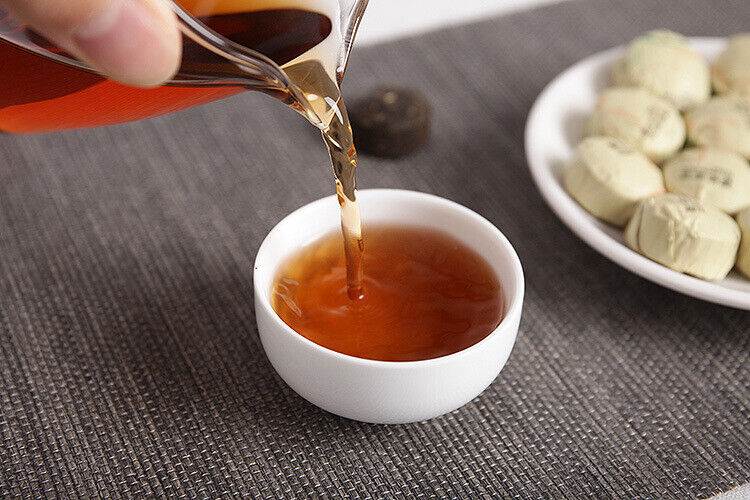 HelloYoung 500g Yunnan Pu'er Tea Golden Classic Glutinous Small Tuo Tea Mini Ripe Tea
