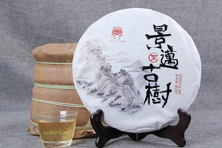 Organic Raw Puer Tea Cake Jingmai Natural Raw Puer Tea Cake 357g/12.59oz
