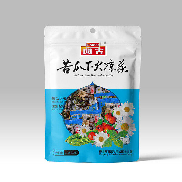 HelloYoung Eight Treasures Bitter Melon Fire Herbal Tea Flower Herb Health Care Bag Tea115g