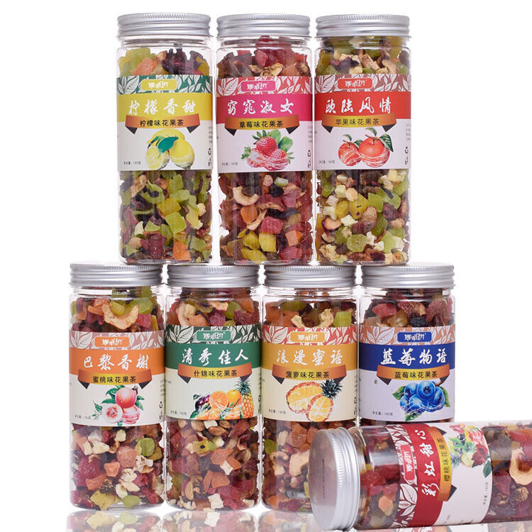 HelloYoung 180g canned floral tea Paris Champs é eight flavors of floral and fruit tea Main image