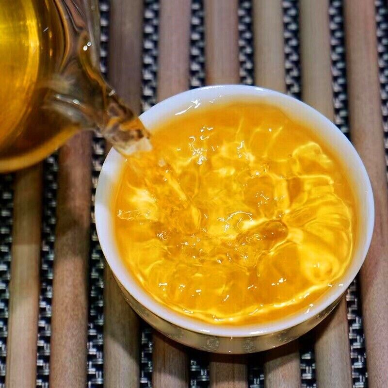 Organic Unfermented Puer Menghai Peacock Health Slimming Natural Tea357g/12.59oz