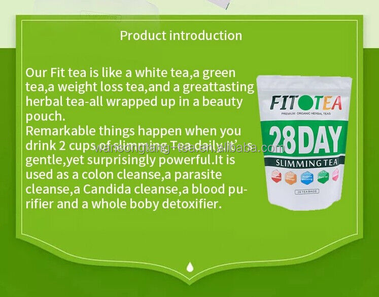 28 day flat tummy tea Herbal Detox slimming tea weight loss 3g*28 sachets/Bag