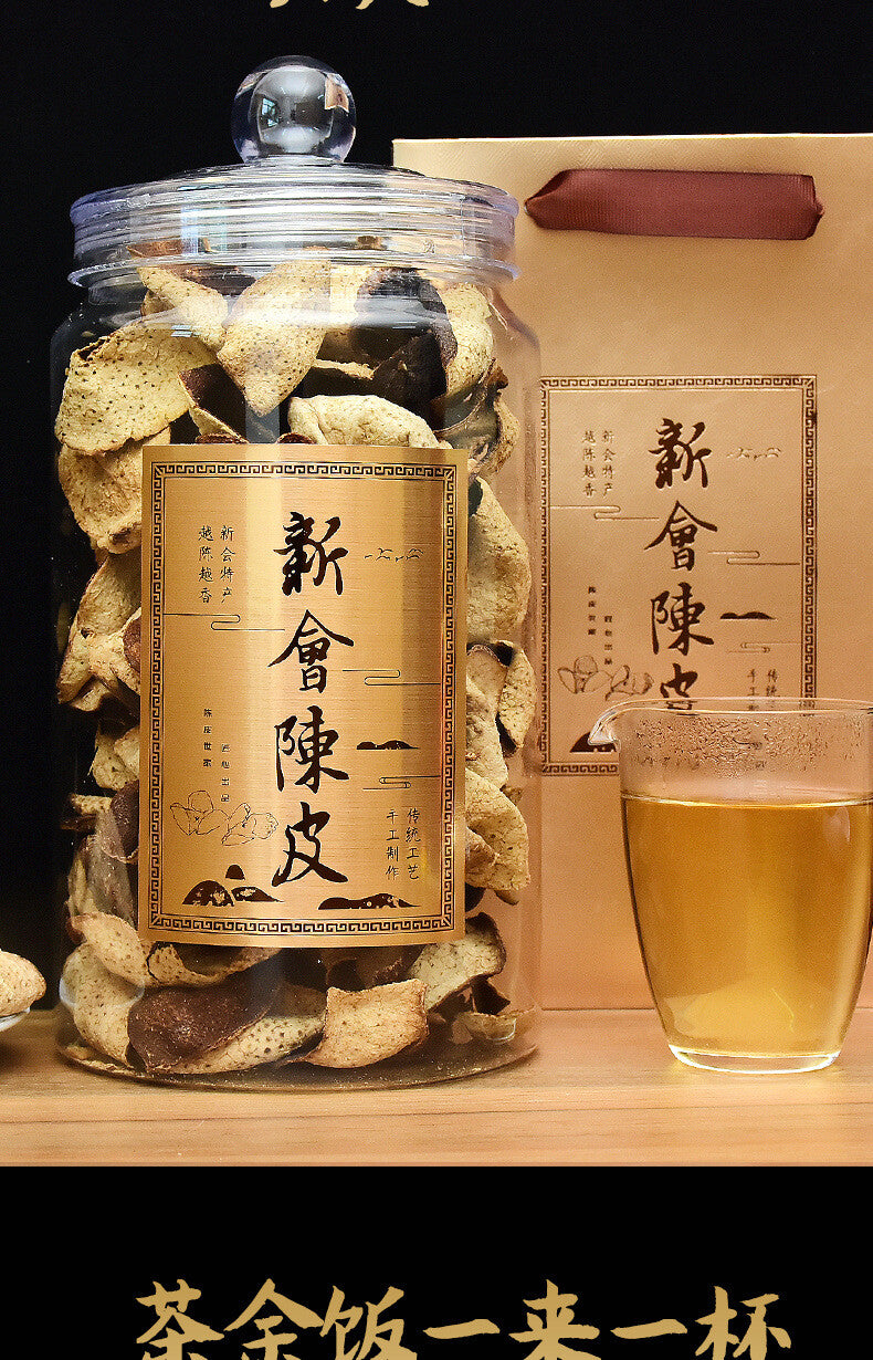 Sun-Dried Chenpi for Brewing Herbal Tea 10-Year Aged Dried Tangerine Peel Tea