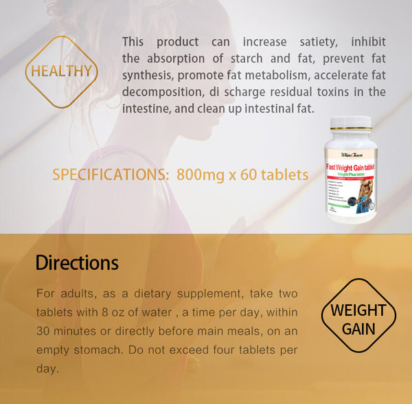 Fast Weight Gain Tablet Natual Weight Plus Tablet Healthy Weight Management