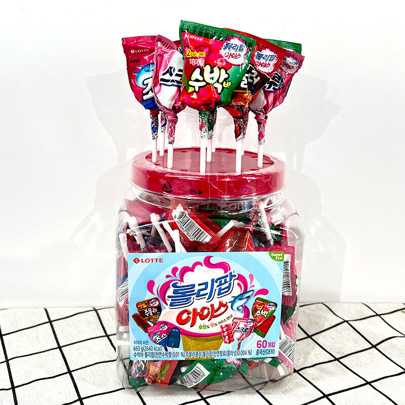 Korean Snack Lotte Lotte Ice Cream Cartoon Lollipop Candy 60pcs 660g Secondary image