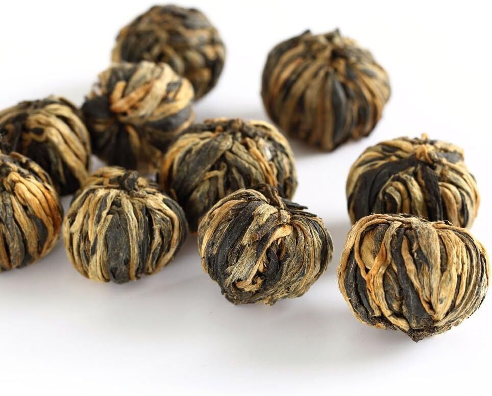 250g Nonpareil Yunnan Black Tea - Fengqing Dian Hong Loose Leaf Dragon Pearl Secondary image