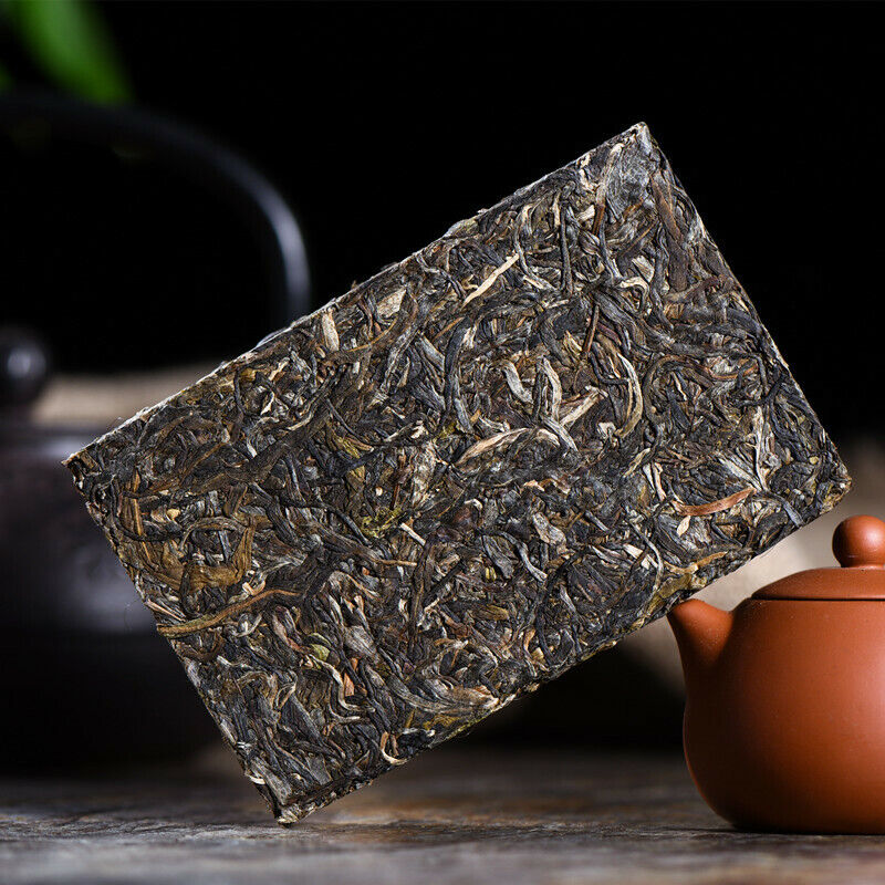 HelloYoung Ancient Tree Pu'er Green Tea Brick Health Care Premium 250g Yunnan Pu-Erh Tea