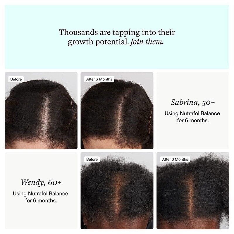 NEW Women's Balance  Hair Growth Supplements Ages 45 Dermatologist Recommend