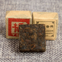 HelloYoung 500g Yunnan Pu'er Tea Leaves Mini Tuocha Original Small Square Brick Tea