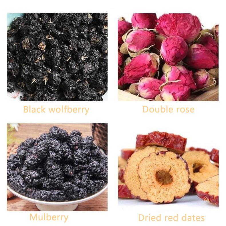 Rose Vitality Tea Mulberry Red Dates Wolfberry Health Tea Bag 150G Additive-Free