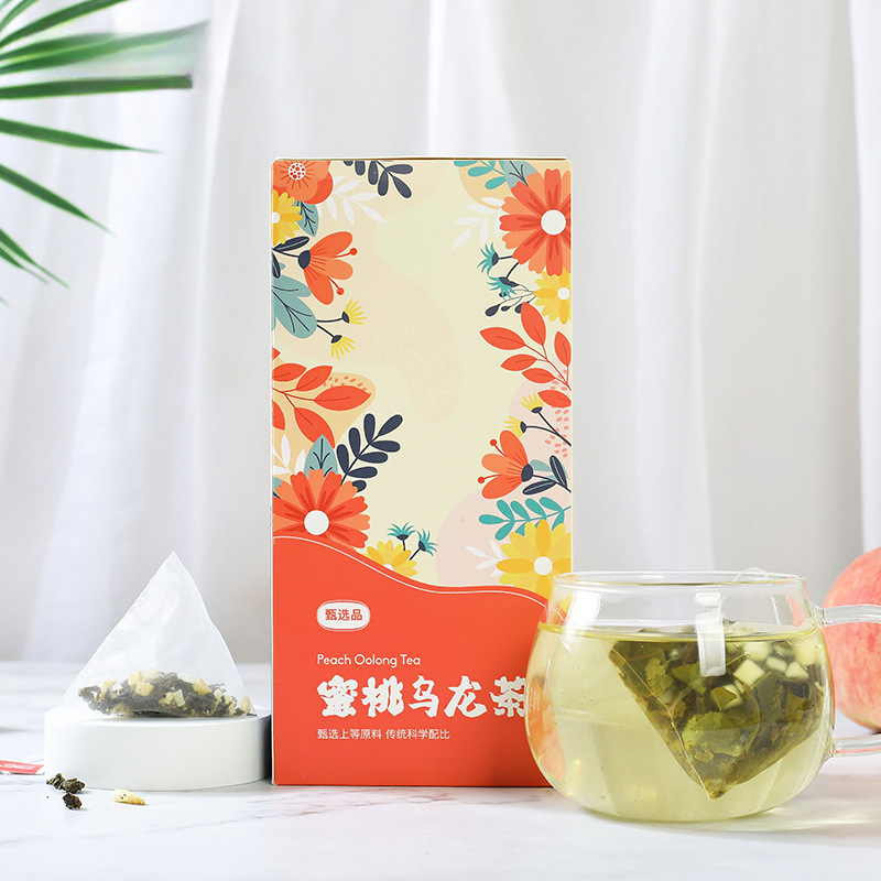 HelloYoung Honey Peach Oolong White Peach Oolong Tea Flower Fruit Grain Bag Cold Soaked Tea Secondary image