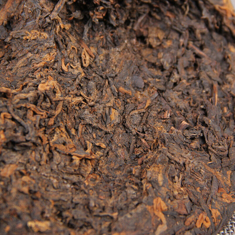 HelloYoung 357g Pu-Erh Ripe Tea Ancient Tree Pu'er Black Tea Handamde Craft Healthy Drink