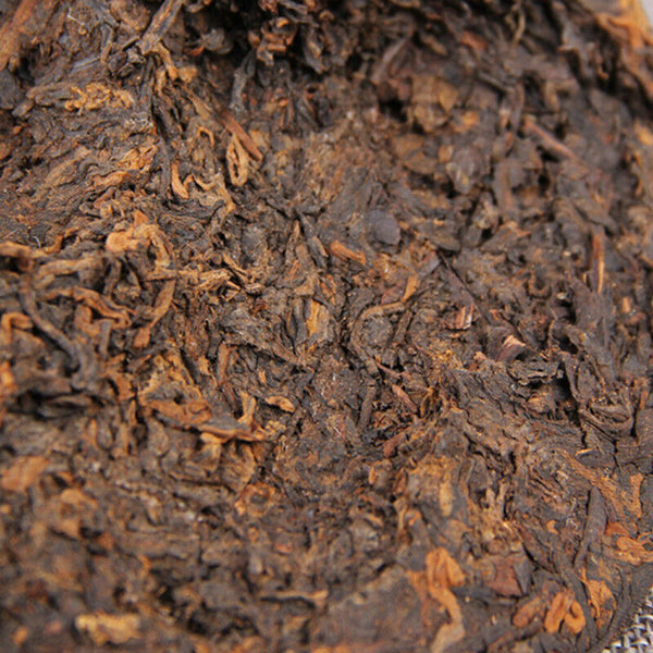 HelloYoung 357g Pu-Erh Ripe Tea Ancient Tree Pu'er Black Tea Handamde Craft Healthy Drink