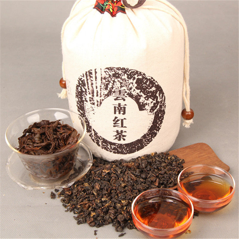 1000g Dianhong Tea Kunming Crested Early Spring Honey Rhyme Gold Fresh Black Tea