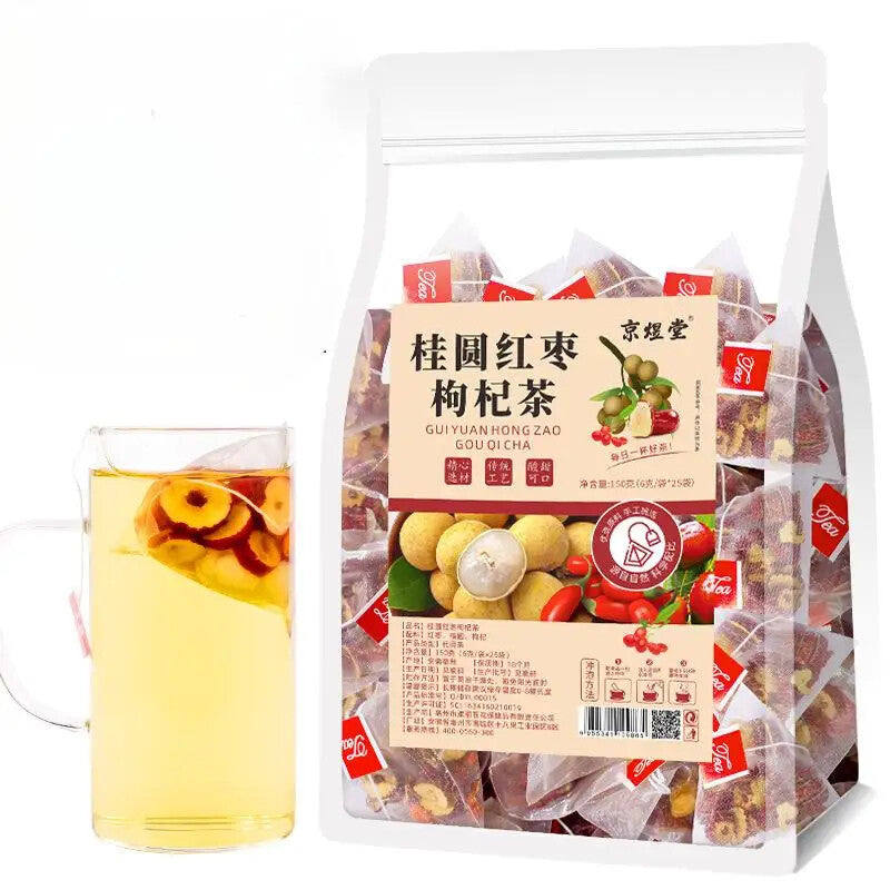 Health Tea Individual Bags 150g（6g*25bag ） Red Jujube Longan Goji Berry Tea Secondary image