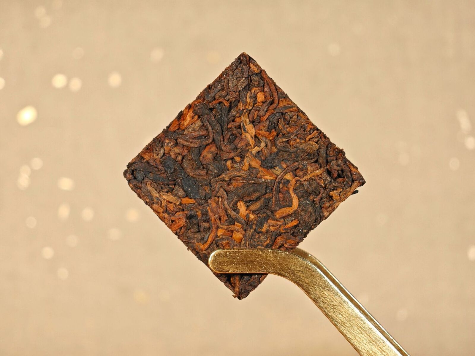 Old Banzhang Brown Mountain Palace Jinhao Ripe Tea Small Square Yunnan Pu'er Tea