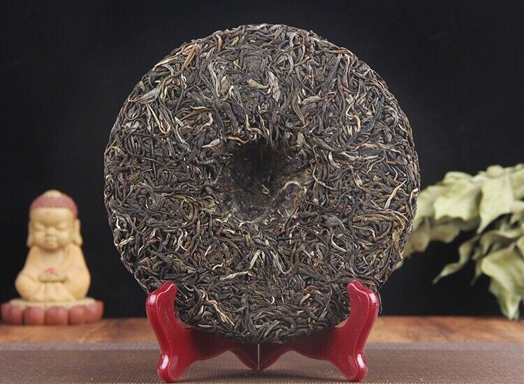 Raw Puer Tea Cake Youle Mountain Shen Puerh Qizi Cha Bing 357g/12.59oz