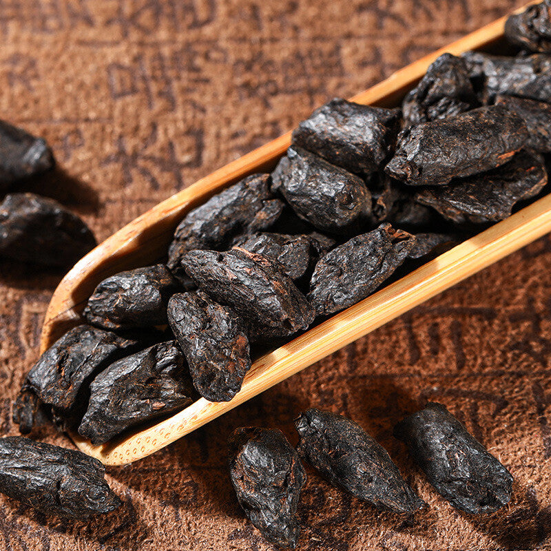 250G Yunnan Pu'er Ripe Tea Glutinous Rice Fragrant Tea Fossil Broken Silver Tea