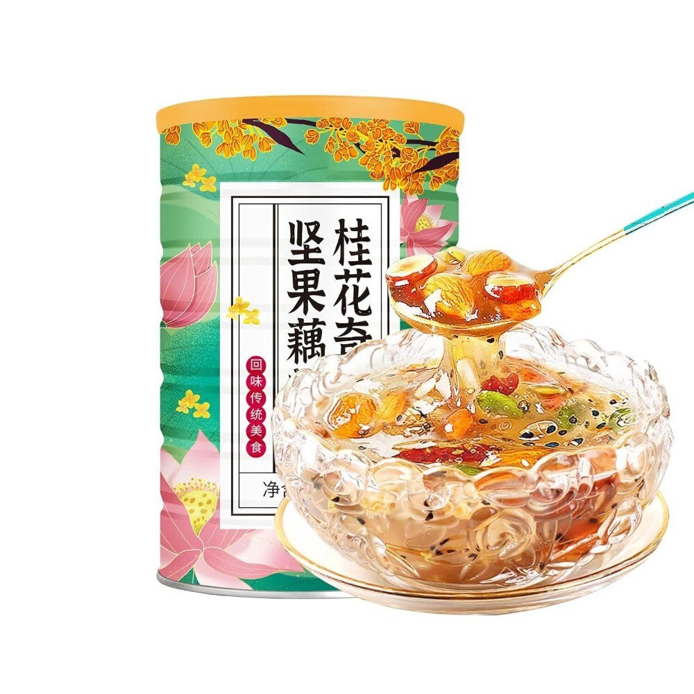 Asian Instant Lotus Root Powder Soup Mix 17.63 oz with Nuts and Dried Fruits Main image
