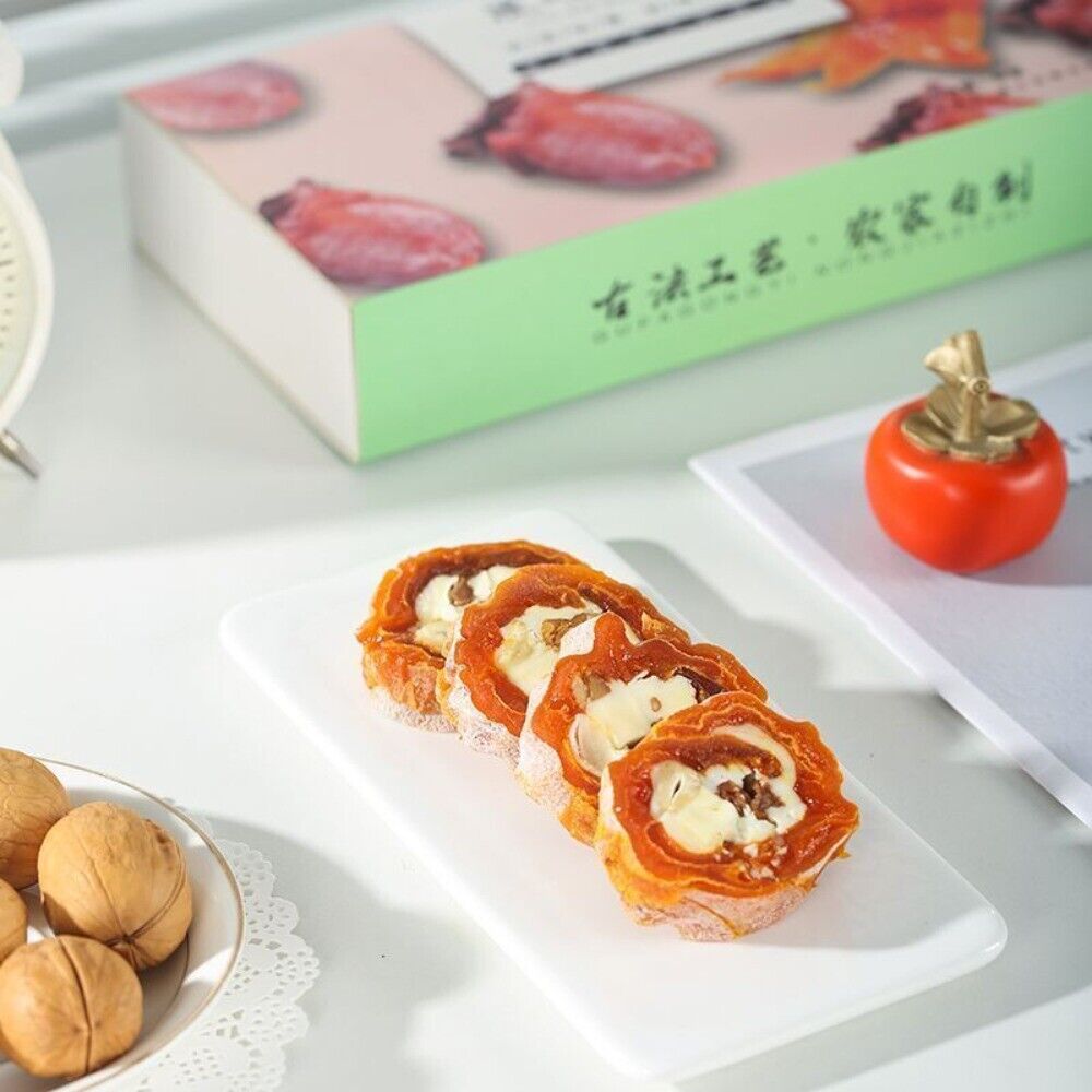 Fuping Cheese Butter Persimmon Cake Creamy Filled Sweet Dried Fruit Snack Main image