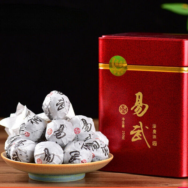HelloYoung High Quality Dragon Ball Pu'er Tea 250g Big Tree Canned Green Tea Pu-Erh Raw Tea
